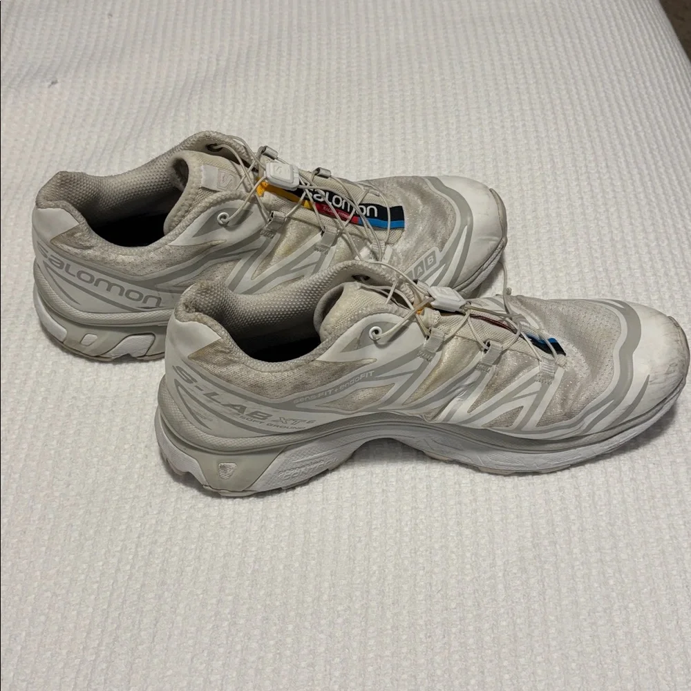 Salomon S-Lab XT6 Soft Ground white tennis shoes - Picture 2 of 3